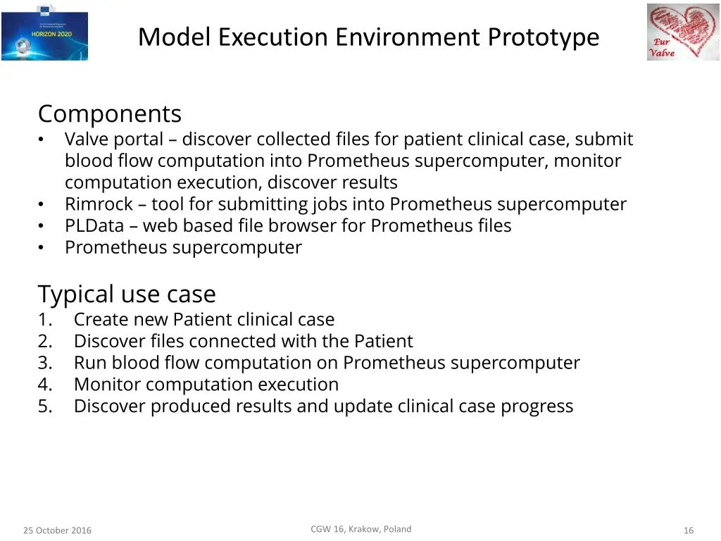 model execution environment prototype