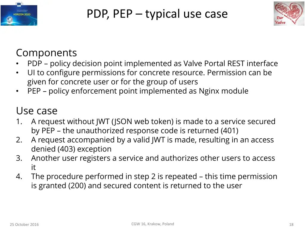 pdp pep typical use case