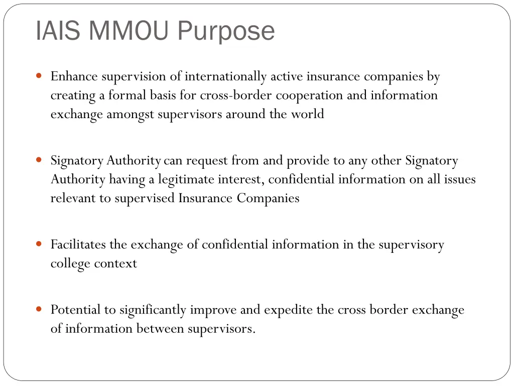 iais mmou purpose