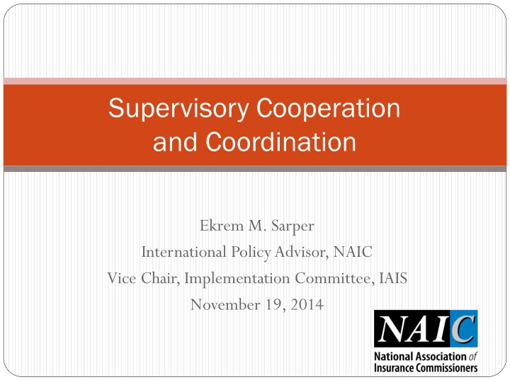 supervisory cooperation and coordination