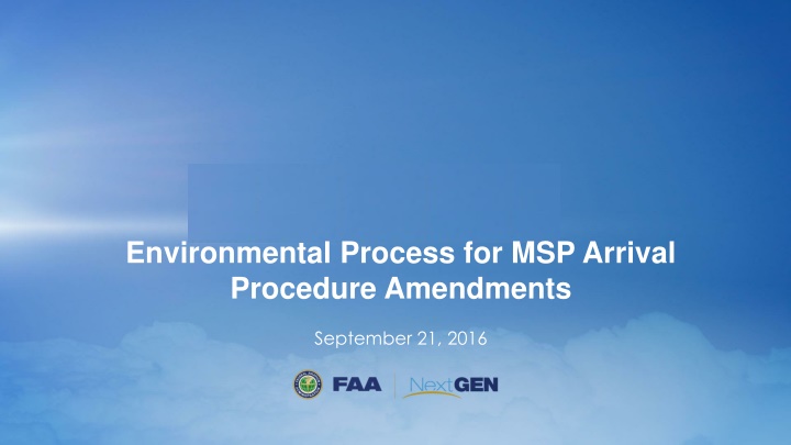environmental process for msp arrival procedure