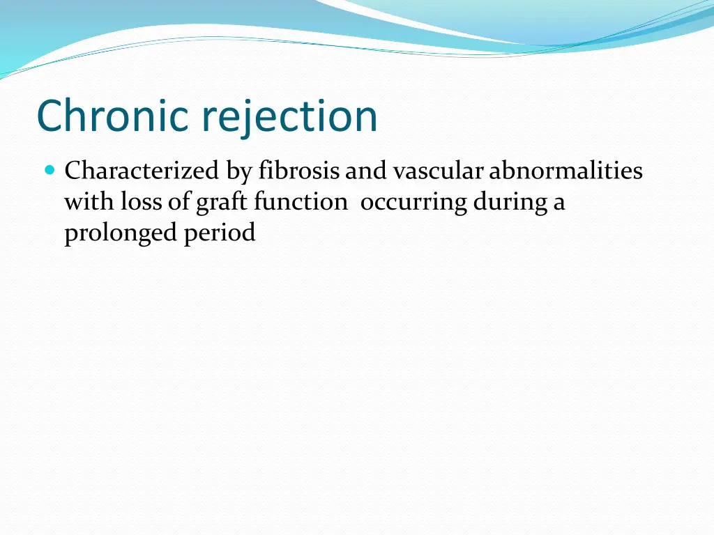 chronic rejection