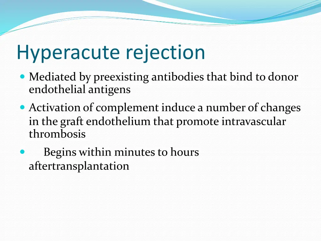 hyperacute rejection