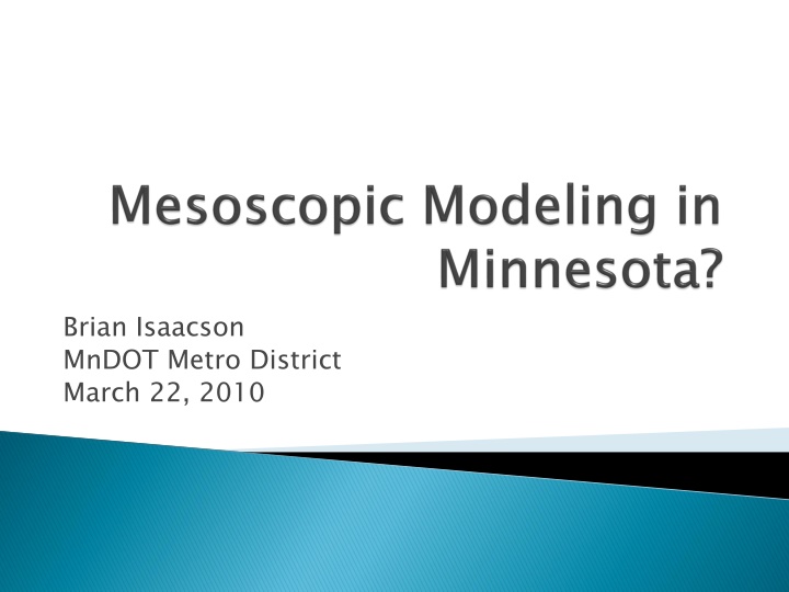 brian isaacson mndot metro district march 22 2010