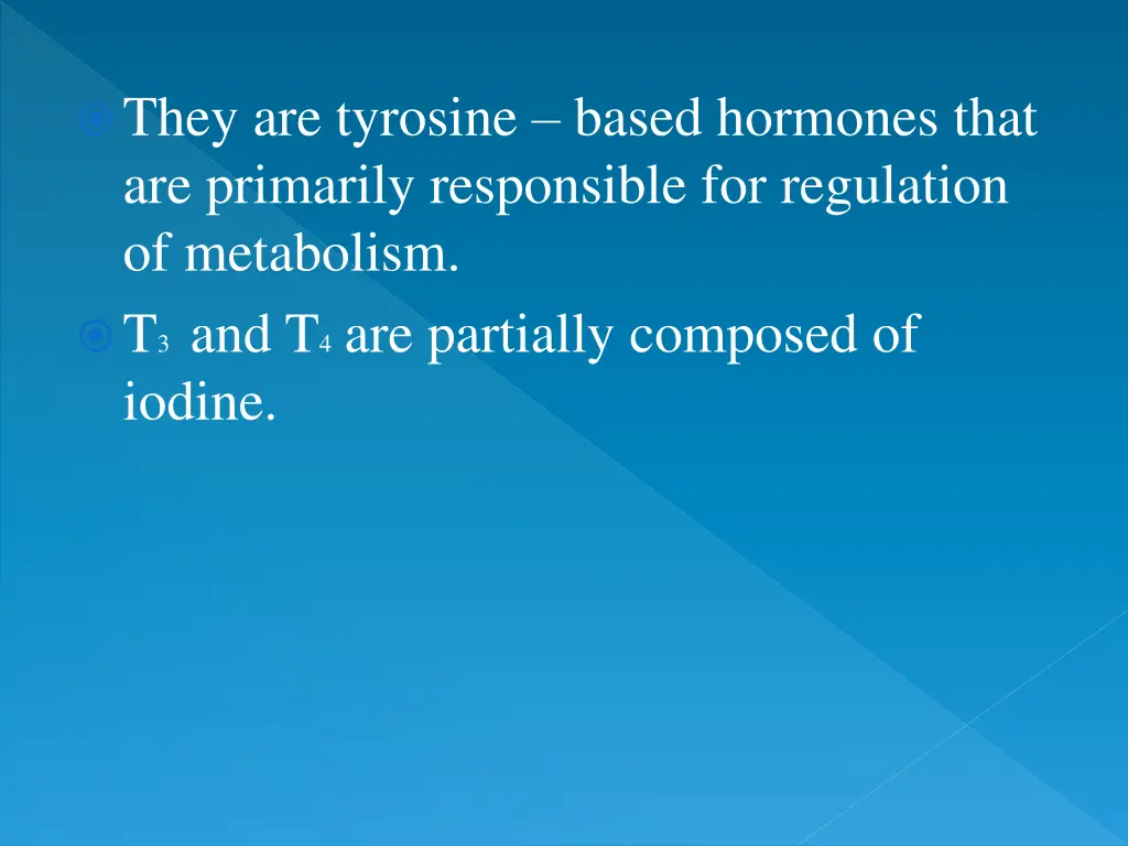 they are tyrosine based hormones that