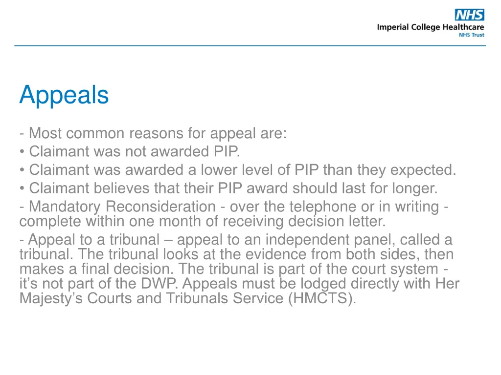 appeals