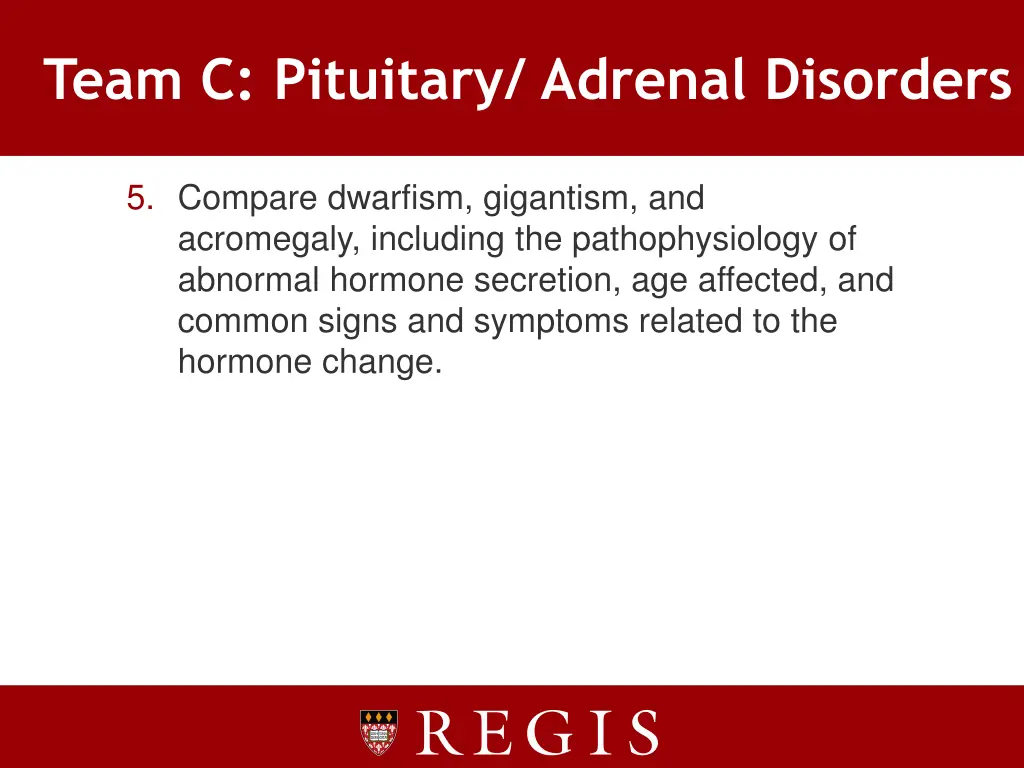 team c pituitary adrenal disorders 5