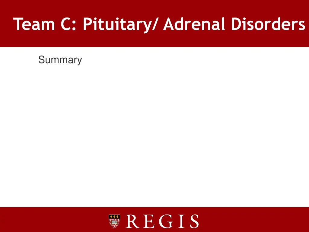 team c pituitary adrenal disorders 6