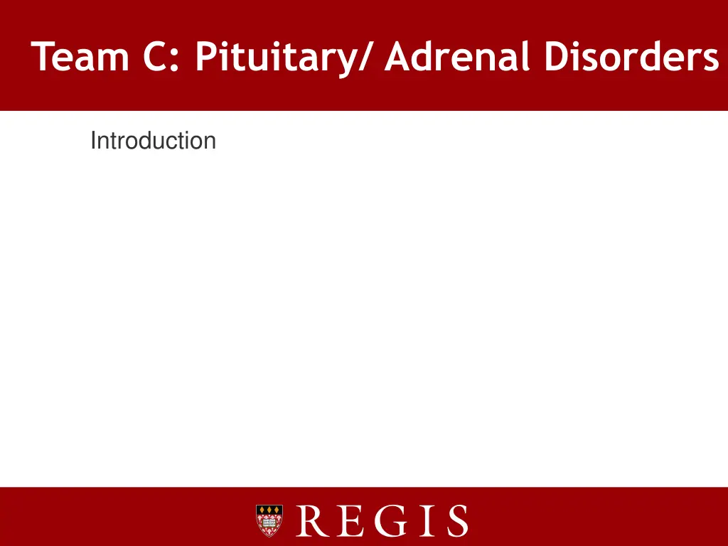 team c pituitary adrenal disorders