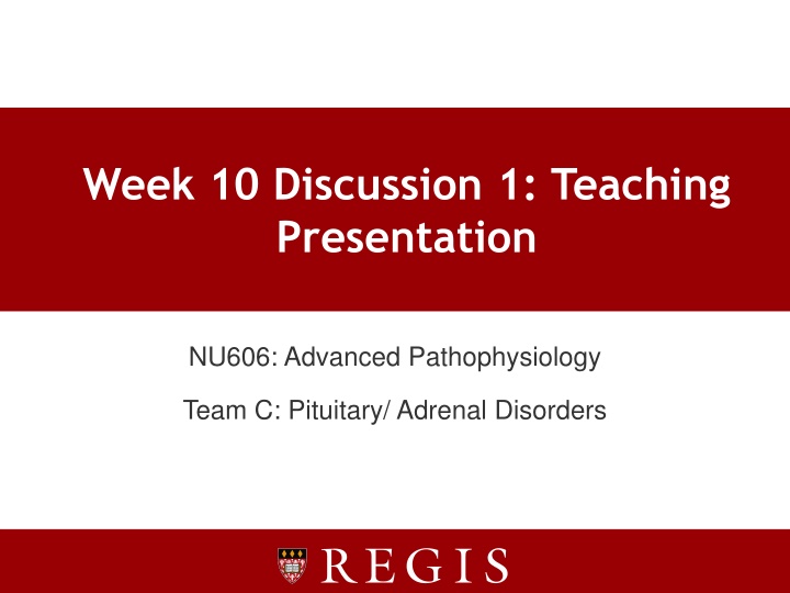 week 10 discussion 1 teaching presentation
