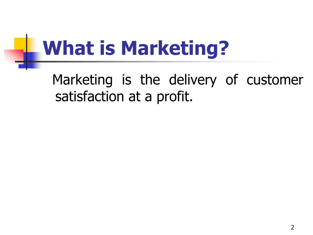 what is marketing