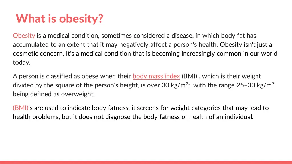what is obesity
