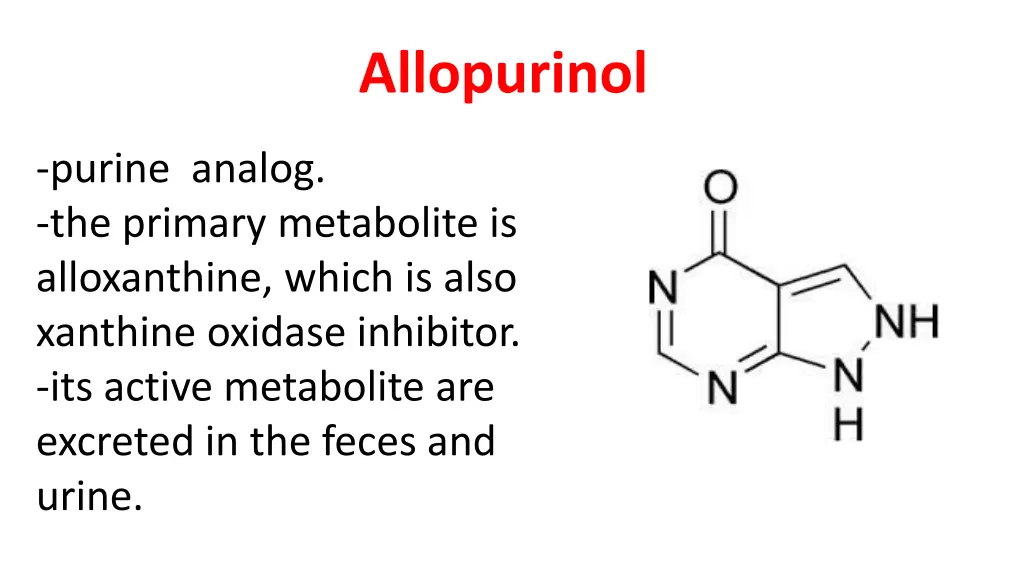 allopurinol