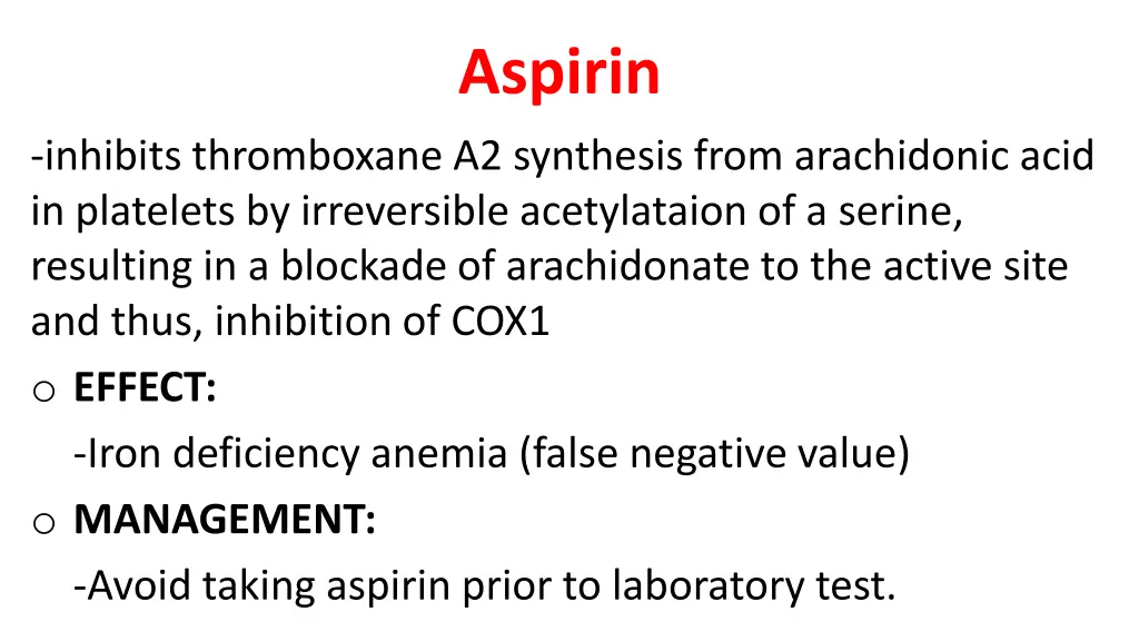 aspirin 2
