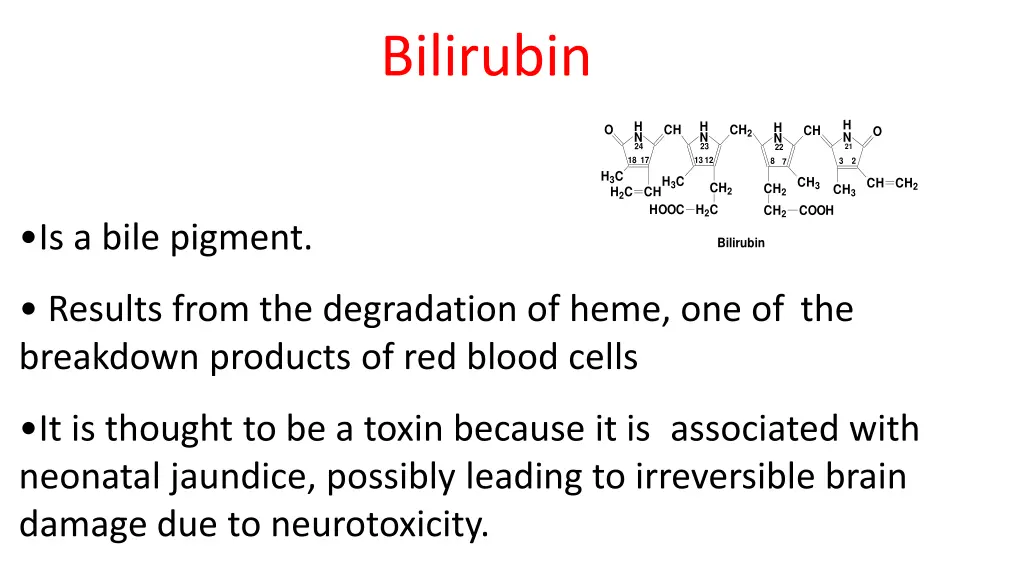 bilirubin