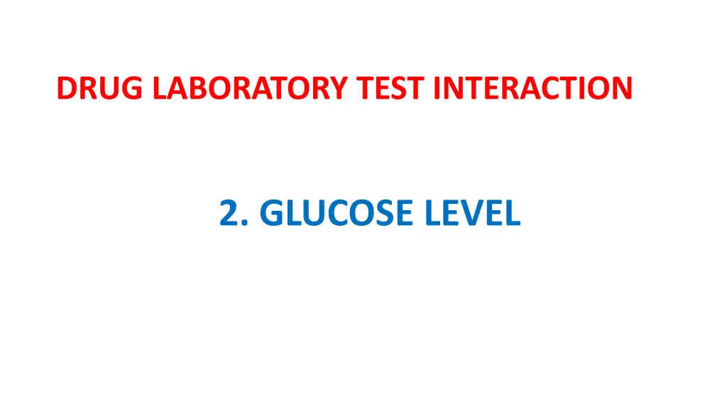drug laboratory test interaction 1