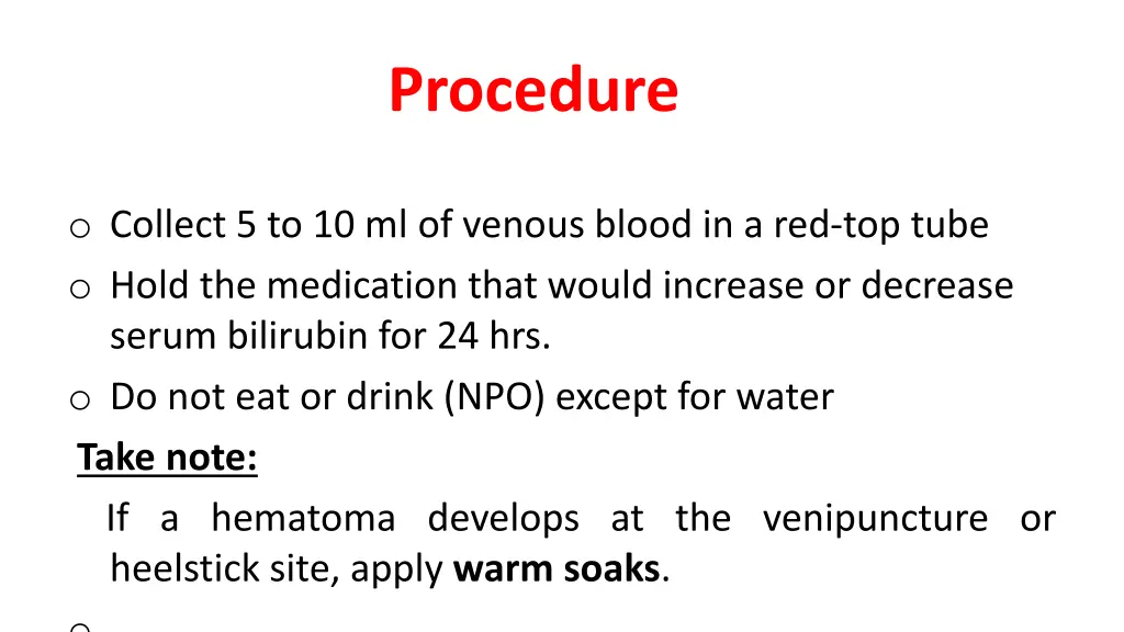 procedure