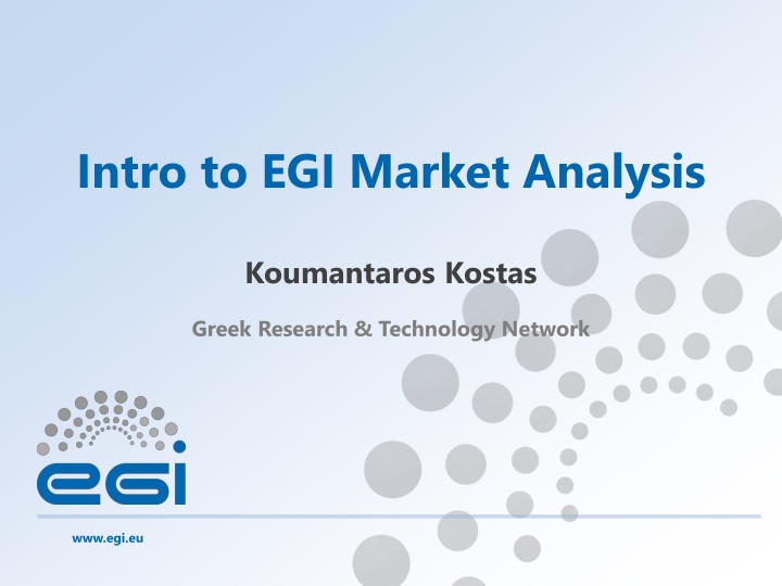 intro to egi market analysis