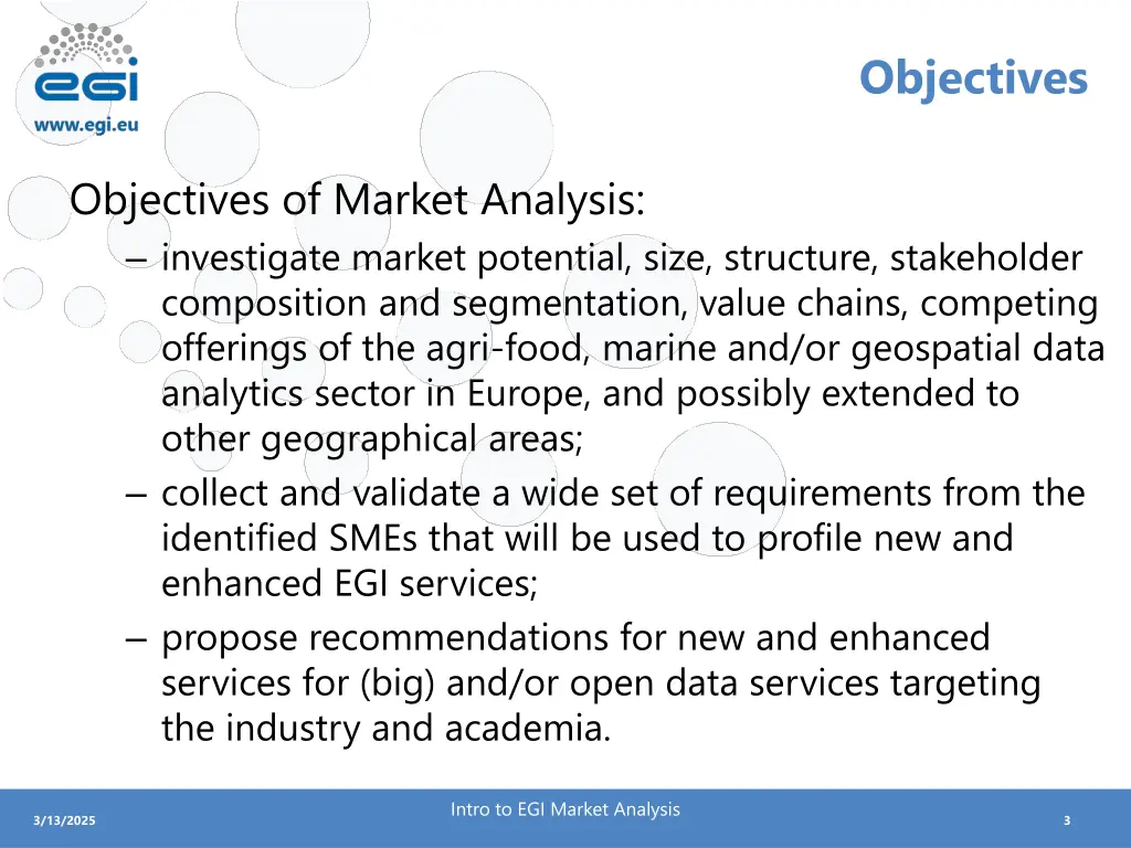 objectives