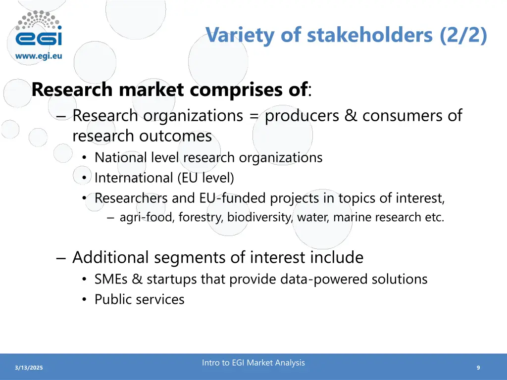 variety of stakeholders 2 2