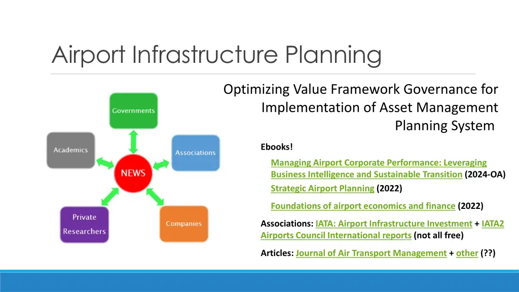 airport infrastructure planning