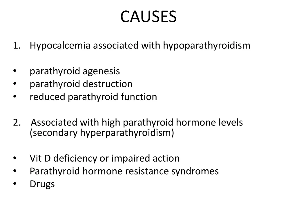 causes