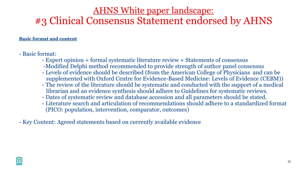 ahns white paper landscape 3 clinical consensus 1