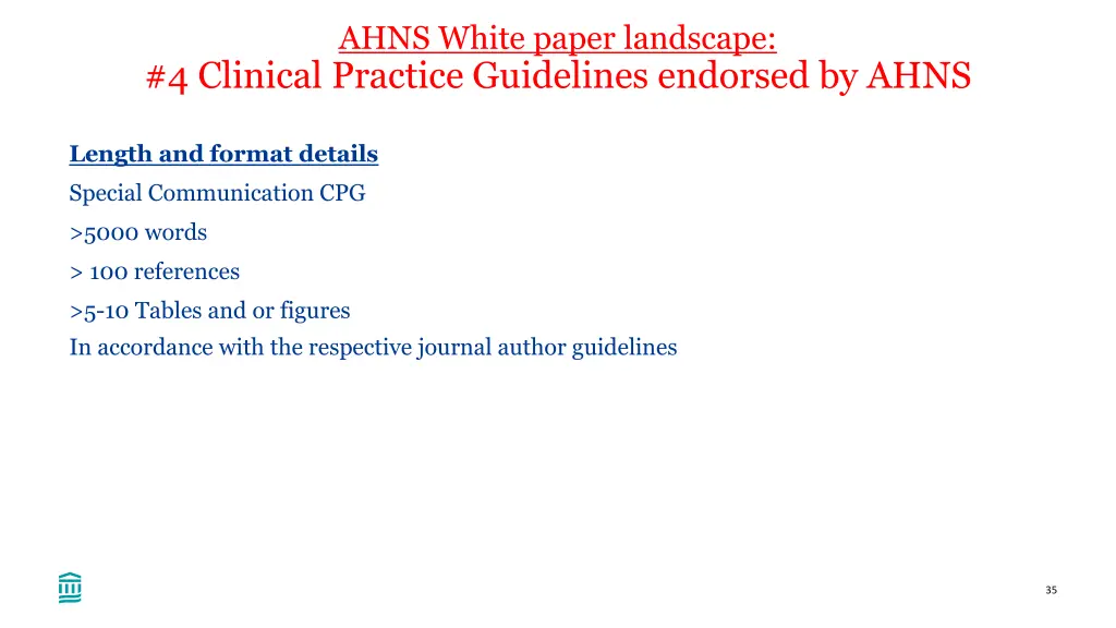 ahns white paper landscape 4 clinical practice 4