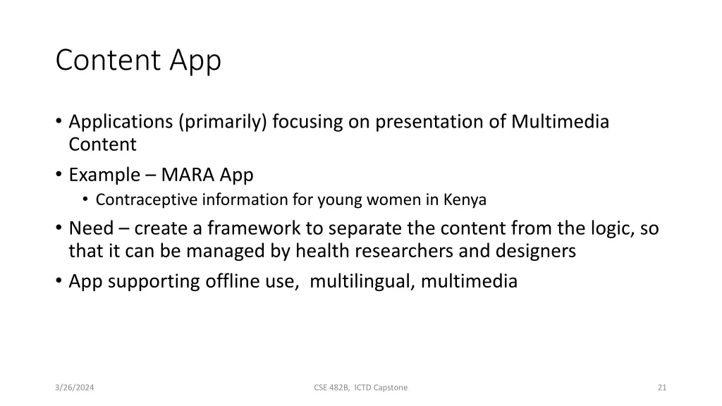 content app