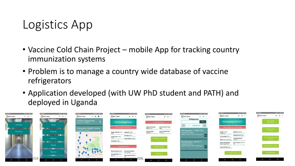 logistics app