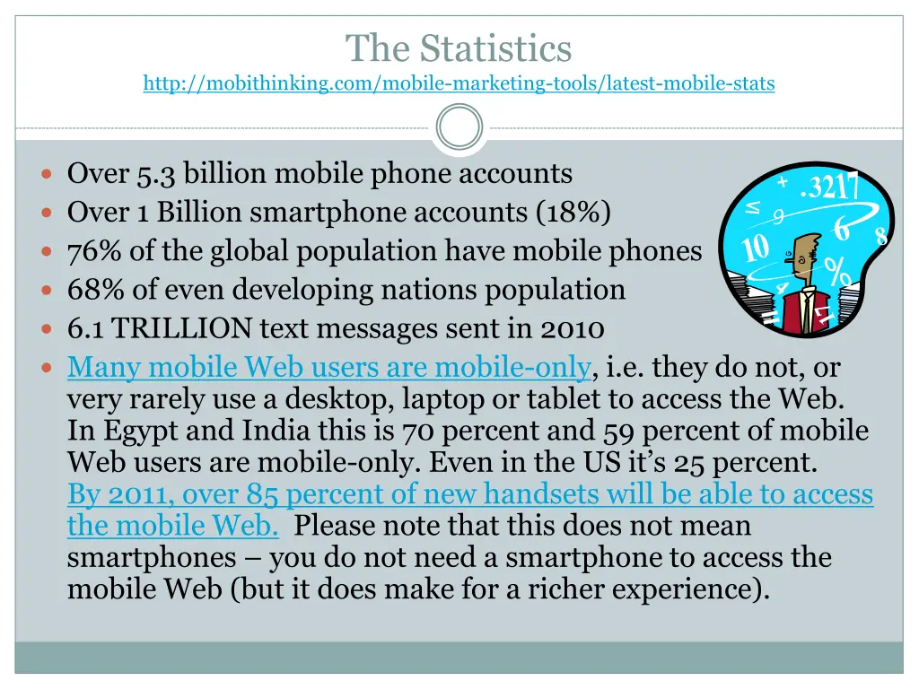 the statistics