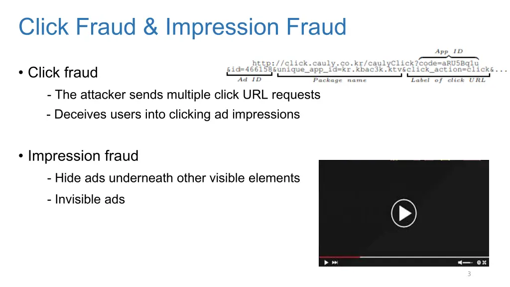 click fraud impression fraud