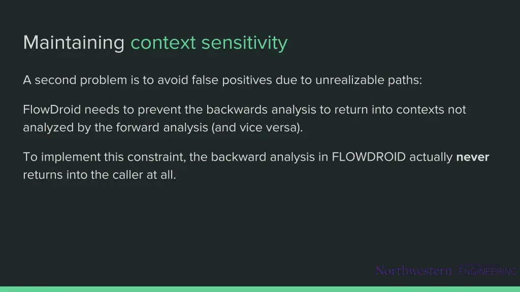 maintaining context sensitivity 2