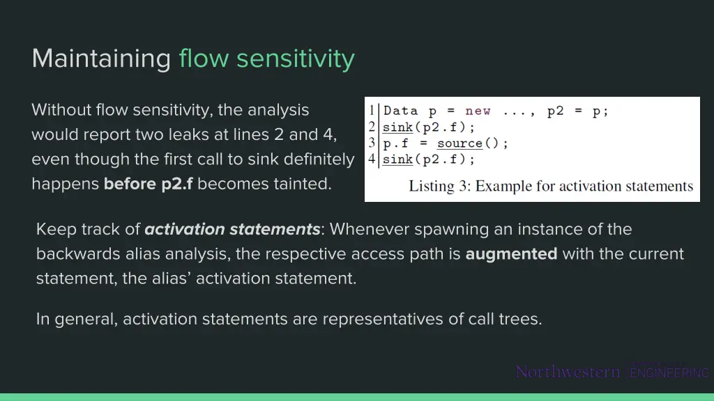 maintaining flow sensitivity
