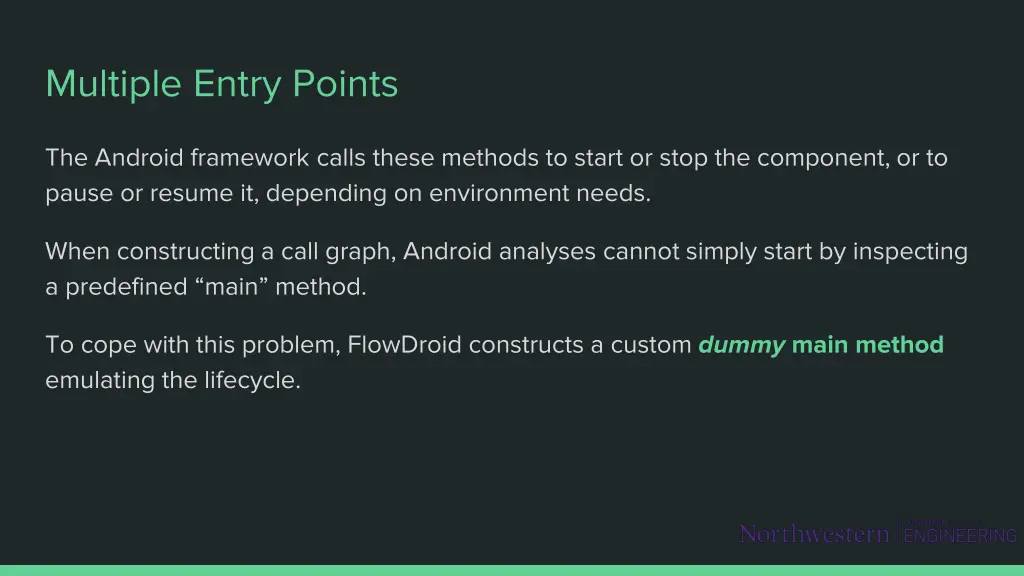 multiple entry points 1
