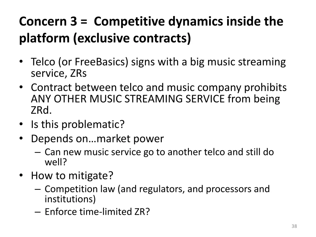 concern 3 competitive dynamics inside