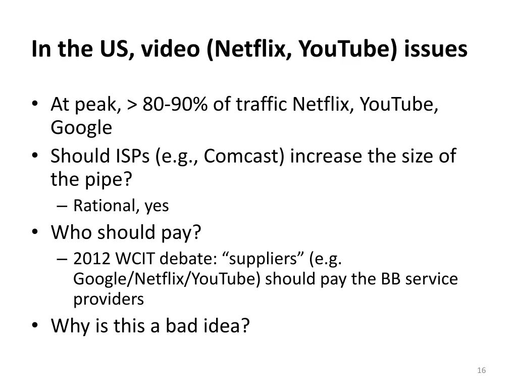 in the us video netflix youtube issues