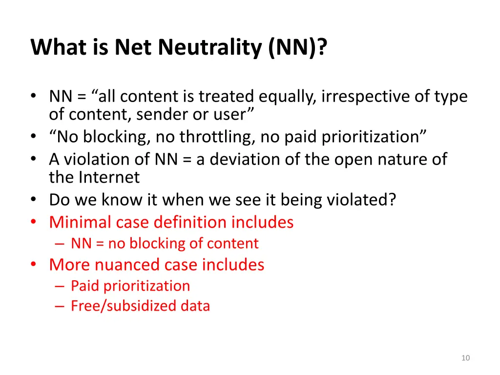 what is net neutrality nn