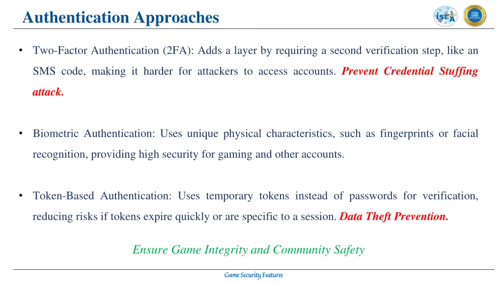 authentication approaches