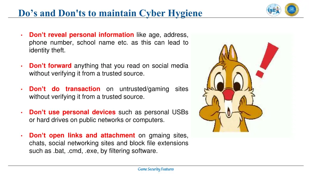 do s and don ts to maintain cyber hygiene 1