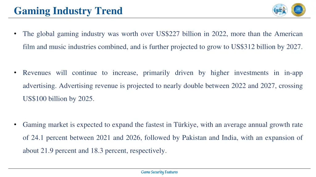 gaming industry trend
