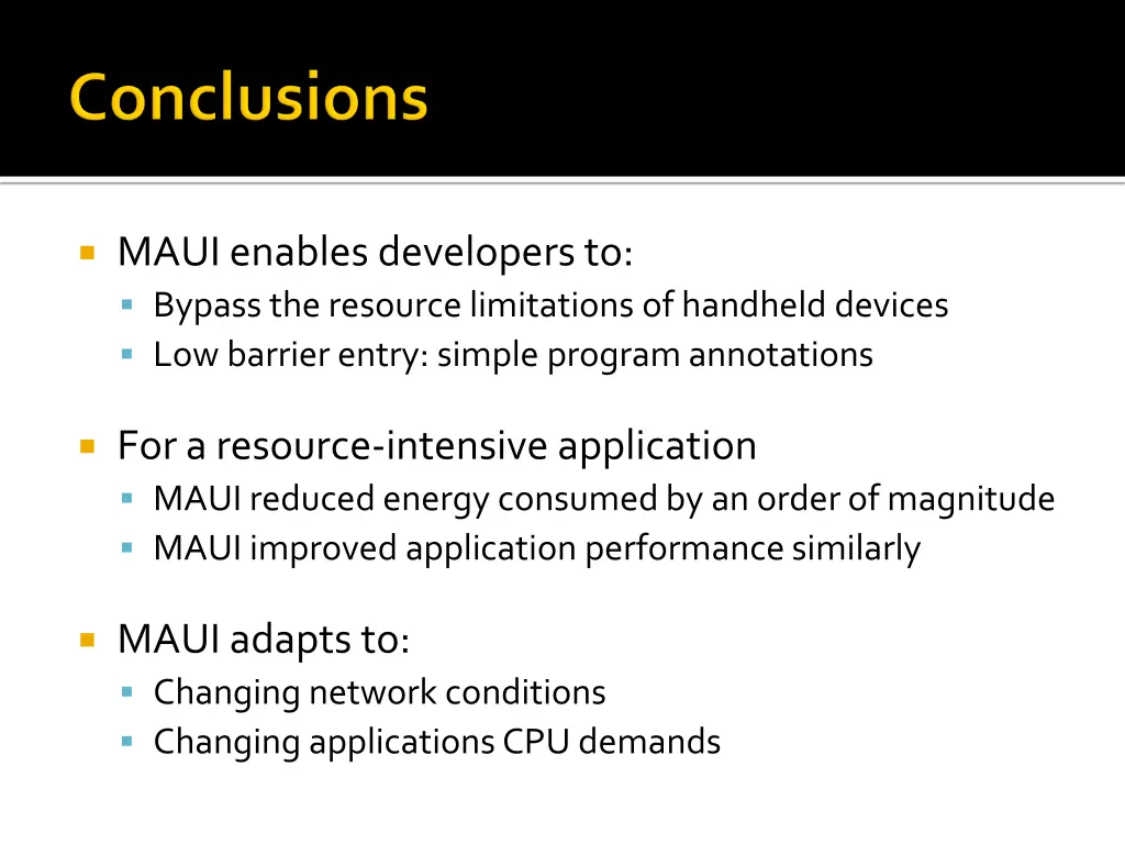 maui enables developers to bypass the resource