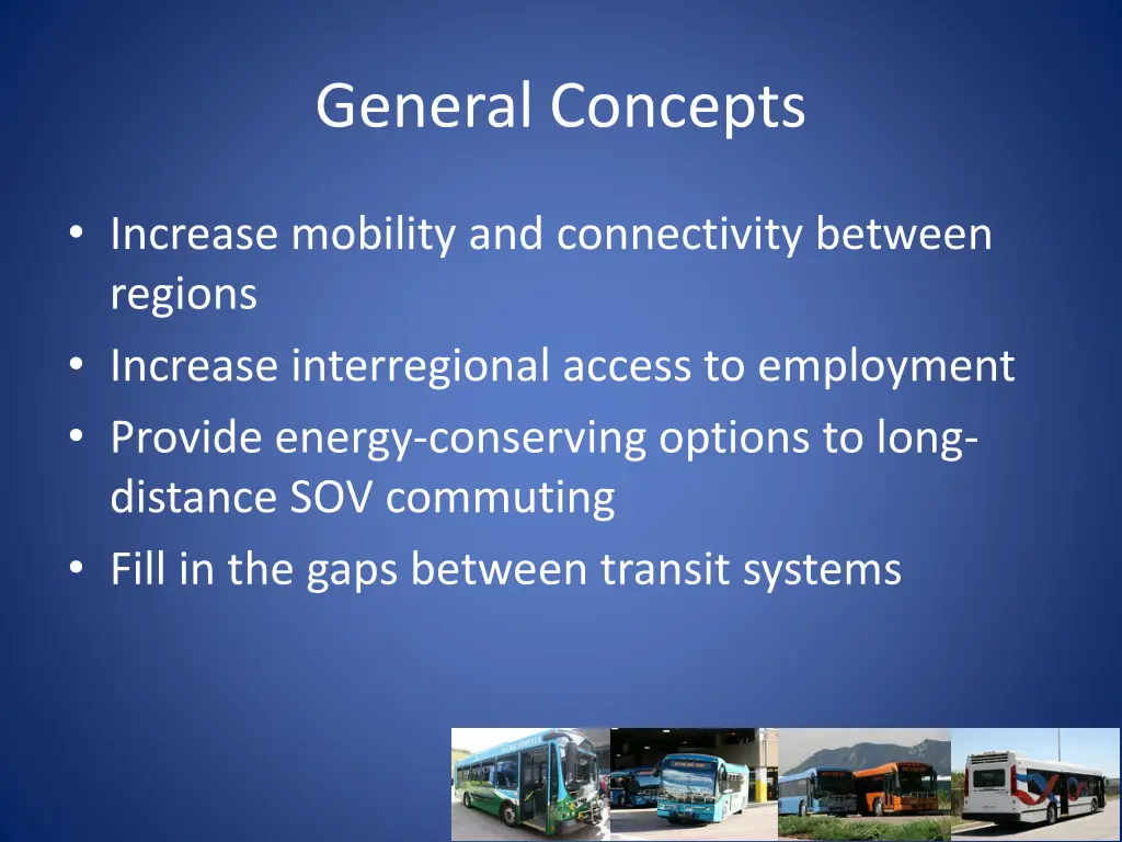 general concepts