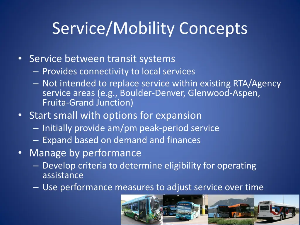 service mobility concepts