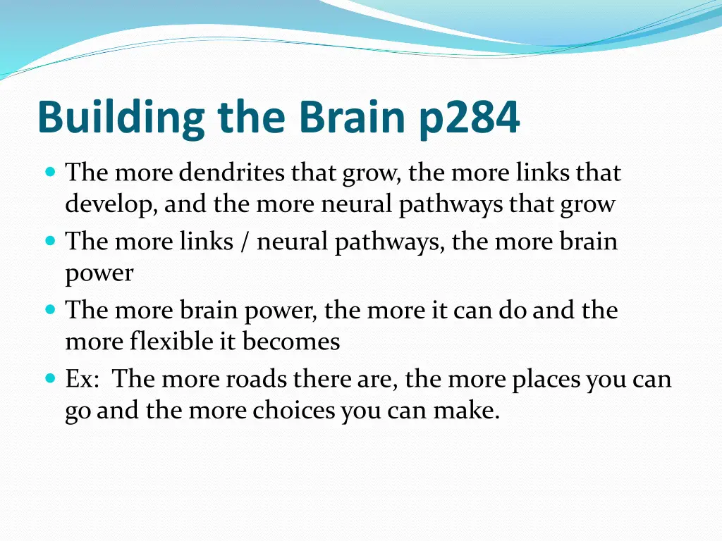 building the brain p284