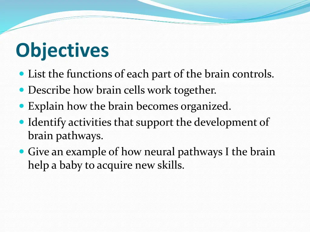 objectives