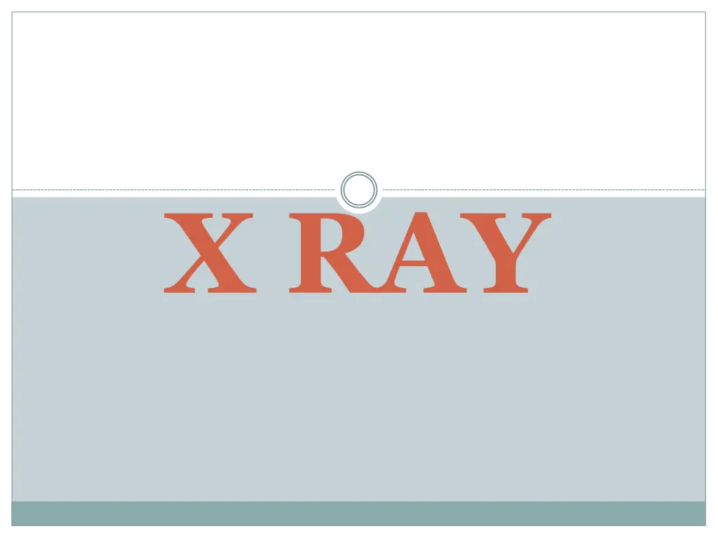 x ray