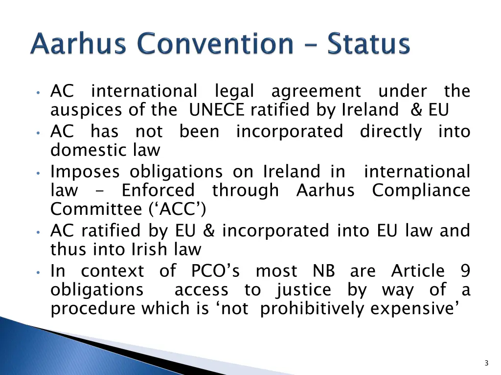 ac international legal agreement under