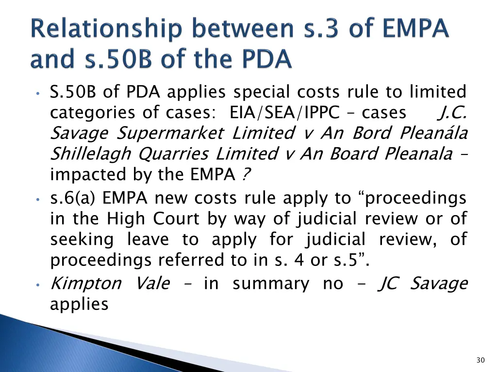 s 50b of pda applies special costs rule