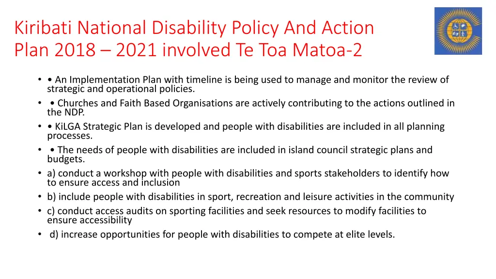 kiribati national disability policy and action 1